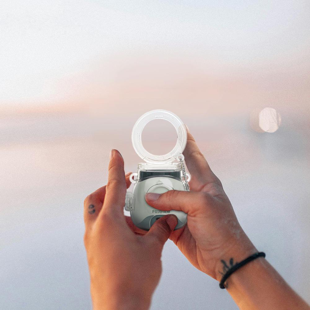 [Фотолаборатория] Прозрачный чехол Instax Pal с зеркальцем для селфи Защитный чехол для камеры CAA36