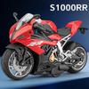 Huayi 1:14 Simulation S1000RR Alloy Motorcycle Model Pull Back Sound and Light Collection Ornament Collection