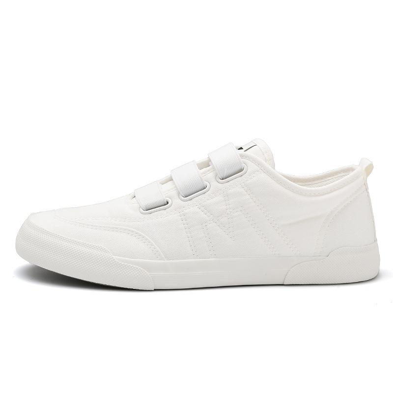 Весенняя новая мужская обувь в корейском стиле, универсальная и повседневная мужская парусиновая обувь, удобная и дышащая однотонная обувь