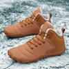 Модная зимняя обувь для мужчин и женщин, повседневная обувь для ходьбы босиком по снегу, обувь для походов на открытом воздухе, теплые меховые мужские ботинки, зимние ботинки