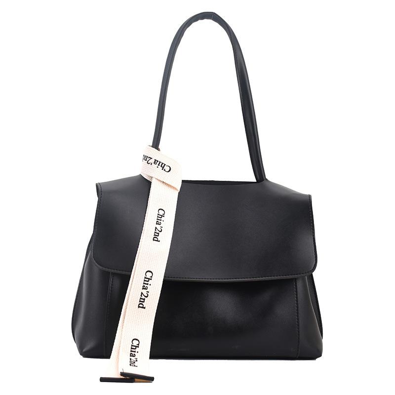 Customized Soft Leather Premium Texture Big Bag Women's 2025 New Trendy Messenger Bag Large Capacity Shoulder Commuter Tote Bag