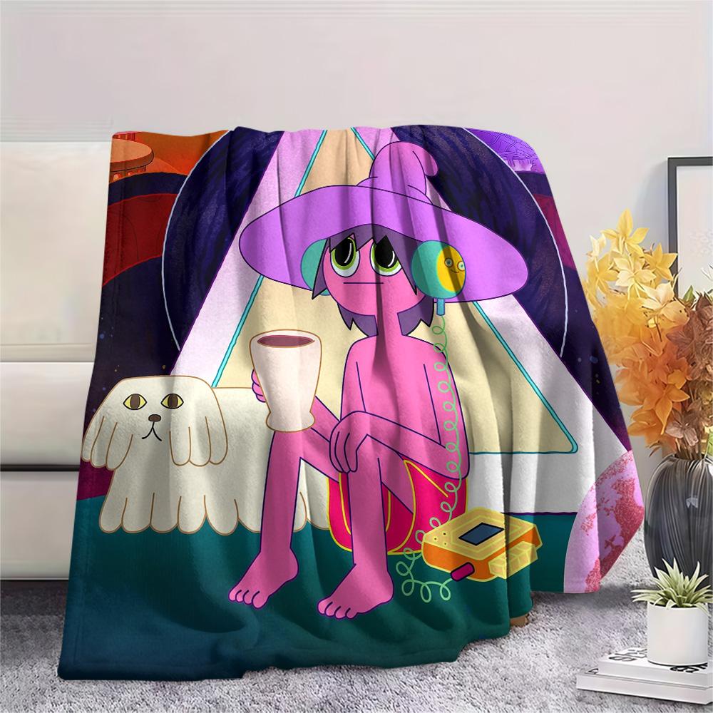 Gilroy Print Flannel Blanket, High quality Comfortable for All Seasons, Home Decor, Warmth and Comfort