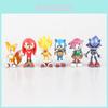 Премиум Качество 6 шт. Игра Соник Еж Фигурки Куклы Набор Для Детского Подарка