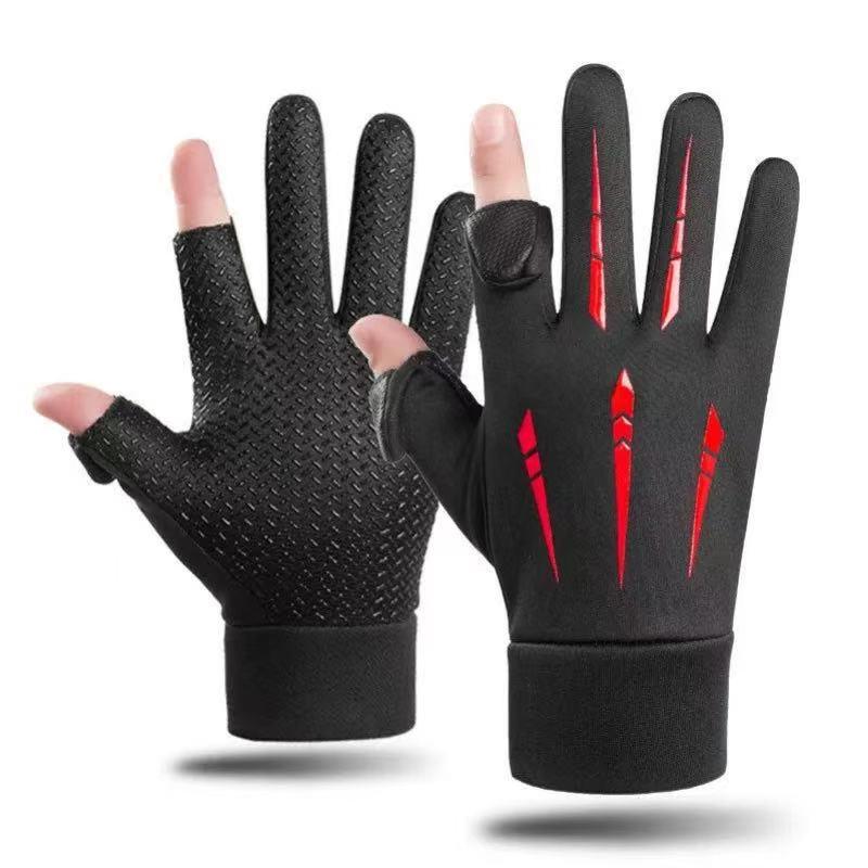 Men's Windproof Water-Repellent Touchscreen Gloves for Autumn & Winter Cycling