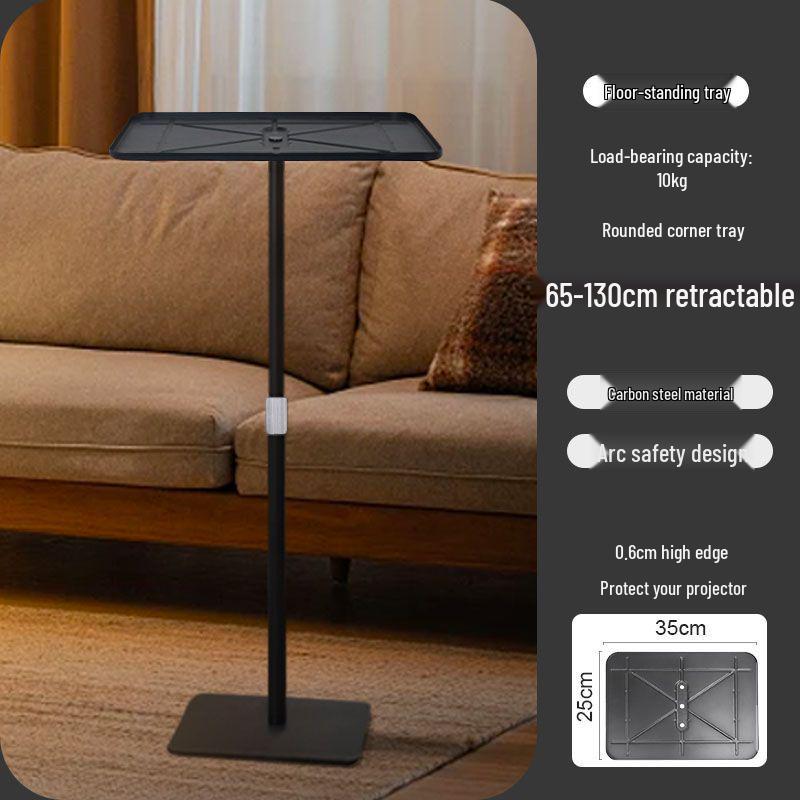 Universal No-Drill Projector Stand: Floor, Desktop, Sofa, or Wall-Mounted, Compatible with XGIMI, Dangbei, JMGO.