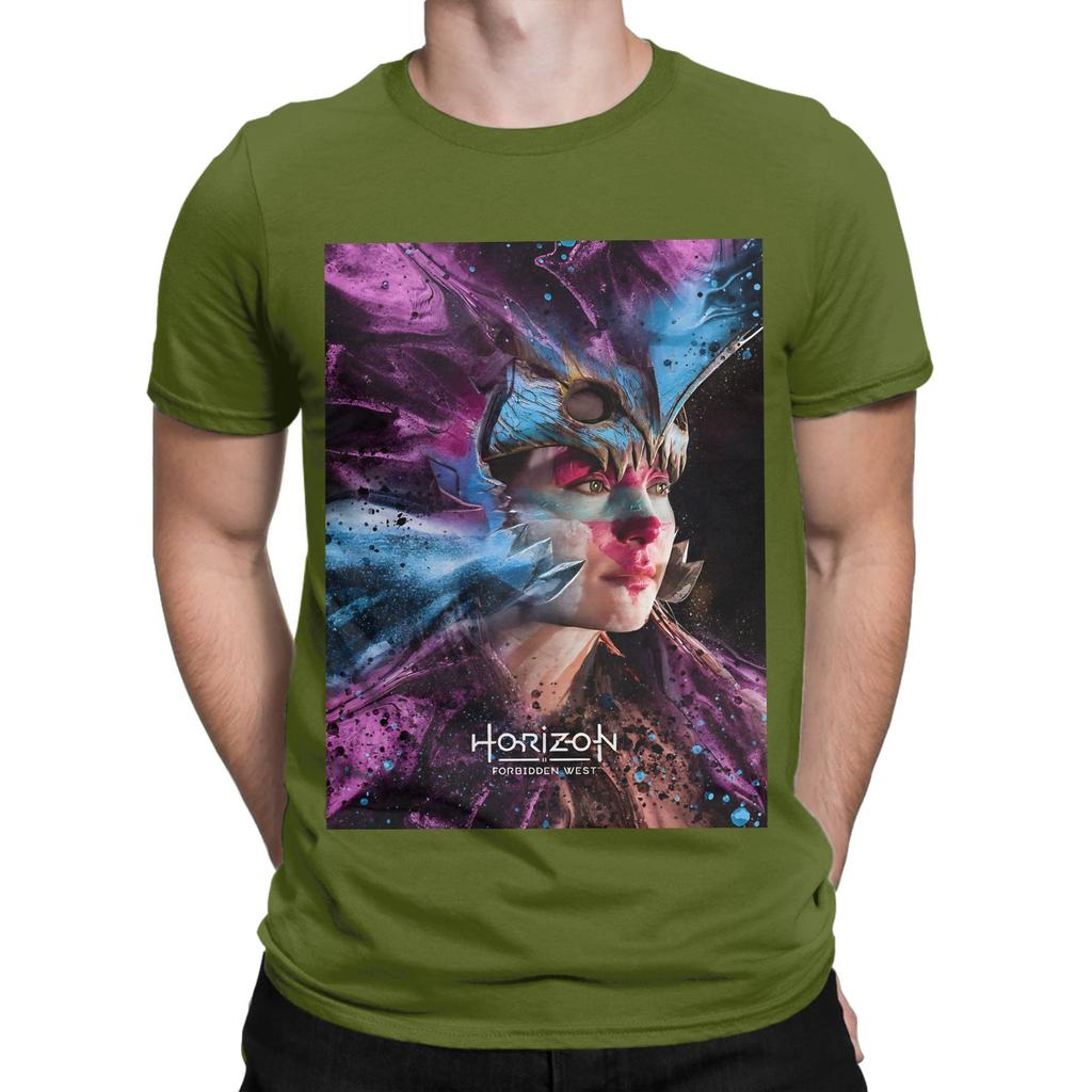 Horizon colors Novelty Graphic 100 Cotton TShirt Horizon Tops Tees For Unisex