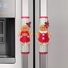 Christmas Refrigerator Handle Covers Gingerbread Man Kitchen Appliance Handle Covers for Fridge