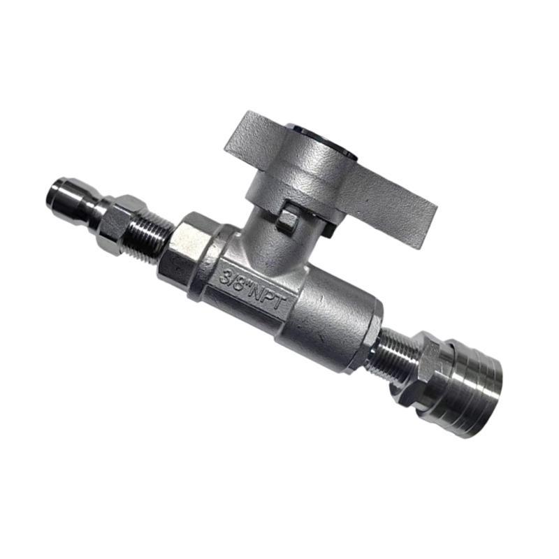 Leakproof 3/8 Ball Valves DN10 5000PSI Heavy Dutys Pressure Washer Replacement