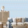 Azure Stripes Wallpaper, Clear Detail for Living Room and Bedroom 50x1000