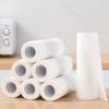 Одноразовые чистящие салфетки, бытовые кухонные полотенца и белые тряпки для мытья посуды, многоразовые кухонные бумажные полотенца для мытья посуды, 1 рулон из 50 листов