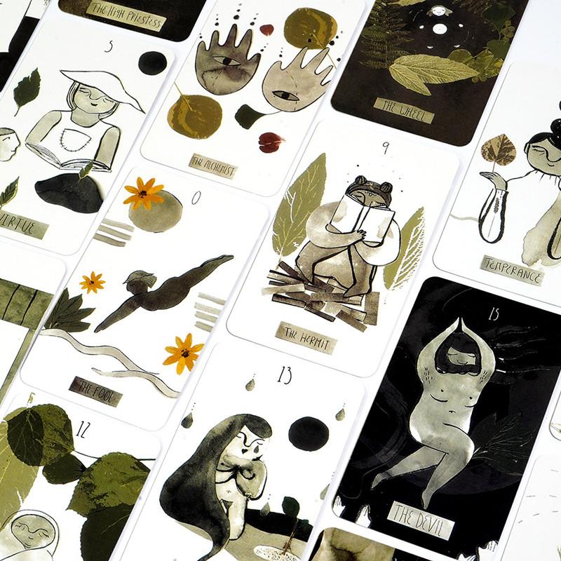 Newest Cards The Future Ancestor Tarot Deck In Stock Collage Nature Ink A Love Letter for Hope Oracle Fortune Telling Game