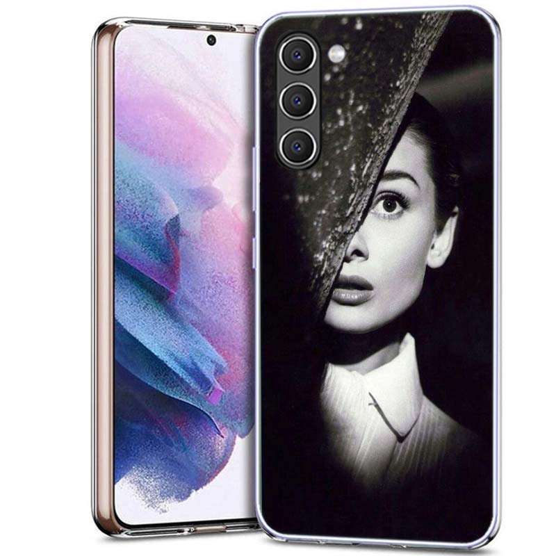 Чехол для телефона Audrey Hepburn для Samsung A16 A26 A36 A56 A17 A37 A57 A07 A06 A02S A12 A22 A32 A52S A72 Galaxy A70 A50S A71 A51 A31