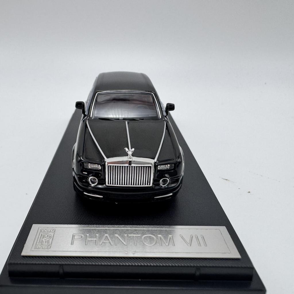 SW 1/64 Rolls Royce Phantom VII Металлическая гоночная машина Литые модели и игрушечные транспортные средства Модель автомобиля Масштабная миниатюрная модель автомобиля Для детей
