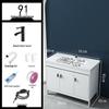 Yidashang Floor-Standing Bathroom Vanity with Integrated Ceramic Basin