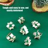 Stainless Steel Christmas Cookie Molds Snowflake Christmas Tree Gingerbread Man Cookie Molds Diy Baking Cookie Molds