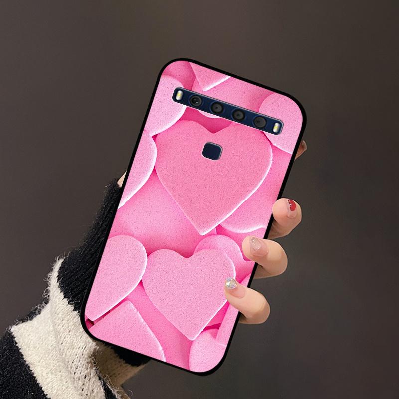 For TCL 10 Lite Case Silicon TPU Flower Landscape Phone Cases On for TCL 10L T770H T770B Portector Soft Cover 10Lite 4187U