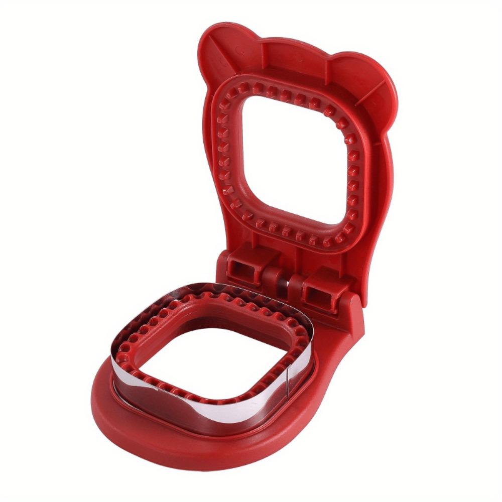 1 шт., квадратный нож для сэндвичей и уплотнитель, легкий резак для печенья, для украшения ланч-бокса, инструменты для выпечки, кухонные аксессуары