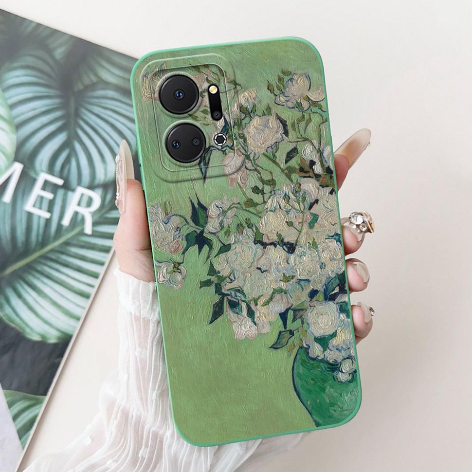Роскошный painted чехол для Honor X7a 4G Case 2023 Силиконовый мягкий Fundas Чехол для телефона для Honor X7A X 7a HonorX7a Coque Capa