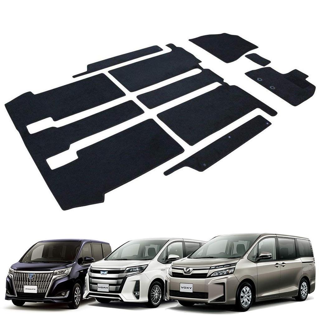 Fenice Car Mat Floor Mat Domestic Production 80 Series Hybrid Vehicle 7 Passenger Late Black Shape Resistant To Slip Car Mat Parts Specialty (Toyota