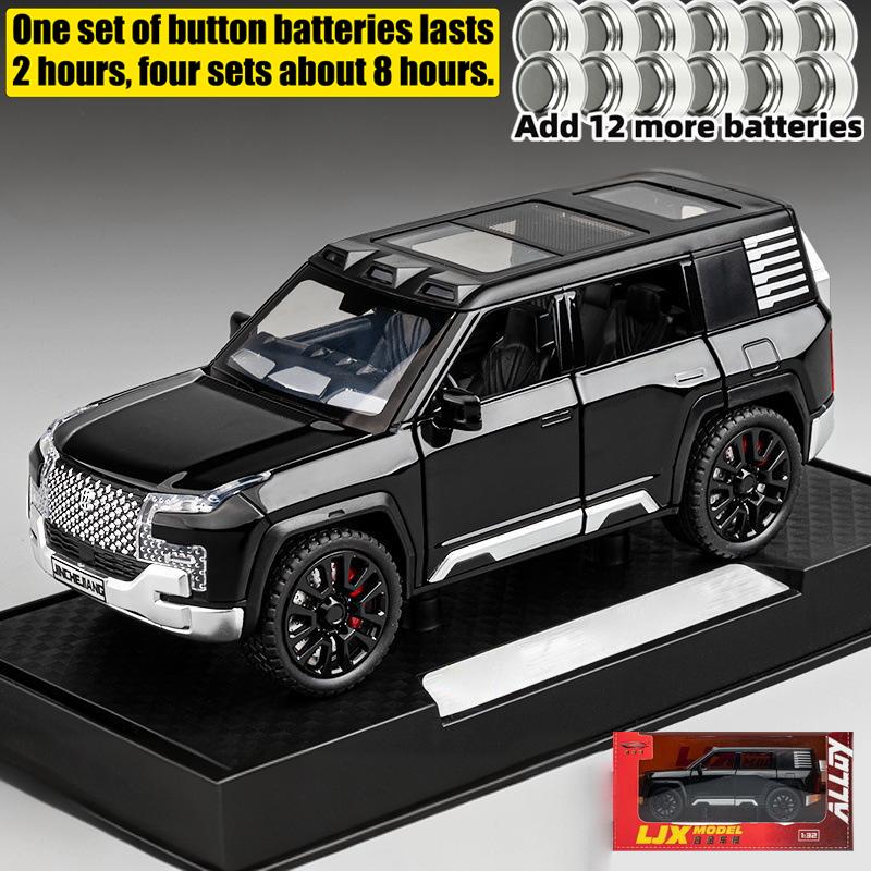 1/32 BYD Look Up U8 Металлическая литая модель автомобиля Звук и свет Имитация Классическая Коллекция Украшения для витрины Подарок на день рождения