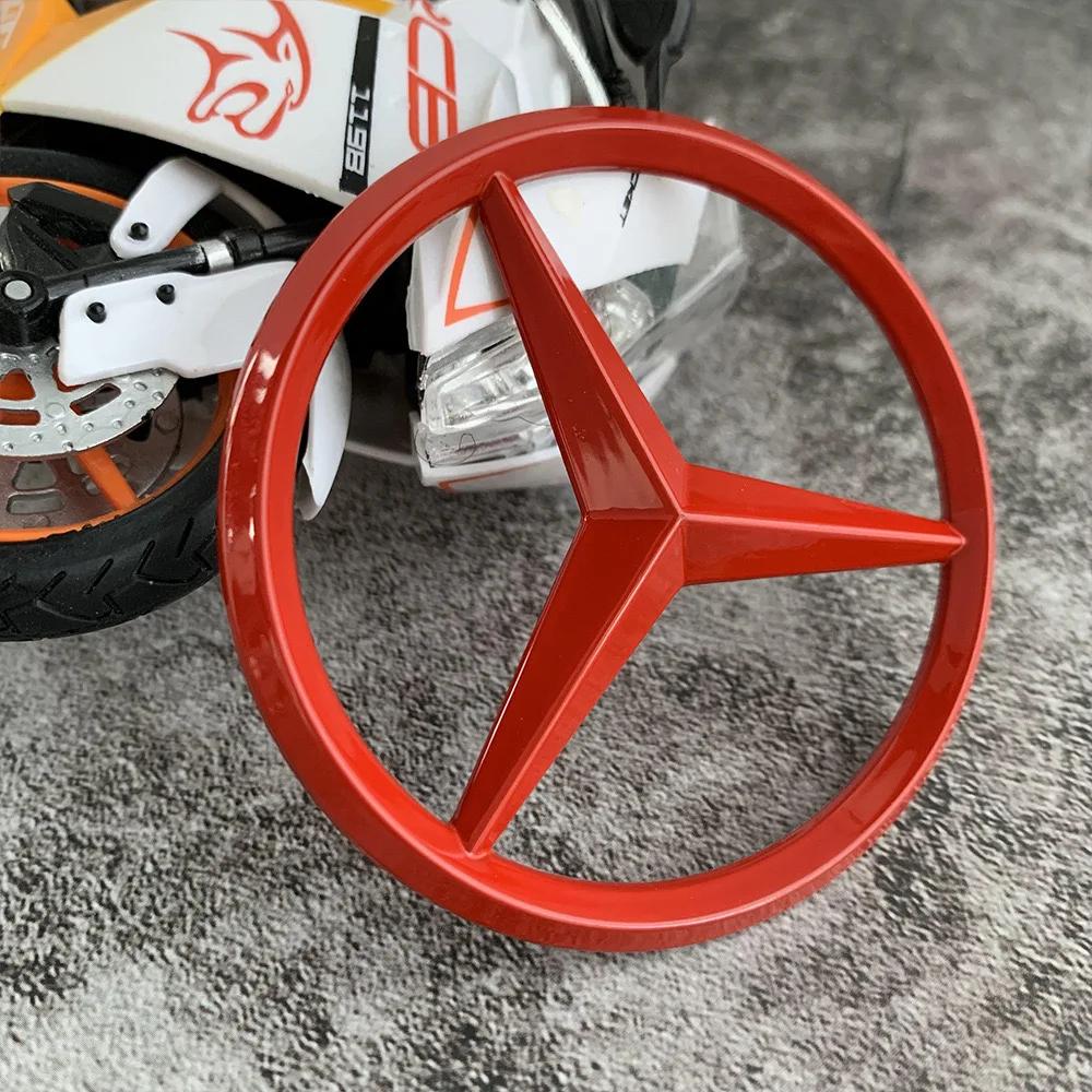 70mm 3D Metal Car Styling Engine Badge Decoration Hood Emblem Sticker for Mercedes Benz E C G M R S Class W176 W204 W212 GLC CLA WF1