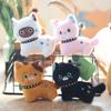 Cute Kitten Plush Keychain Stuffed Animal Backpack Accessory Soft Pp Cotton Doll