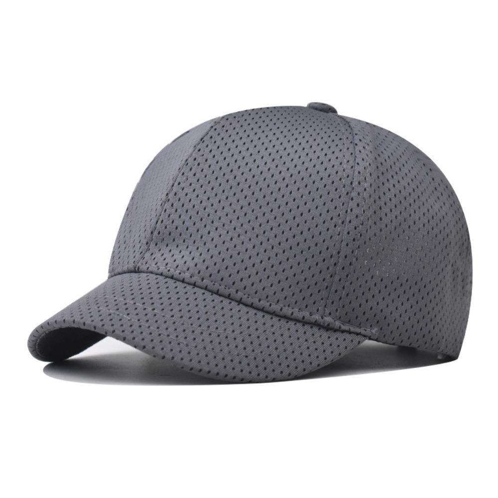 Quick Drying Mesh Cap Breathable Trucker Caps Versatile Short Brim Baseball Cap  Unisex