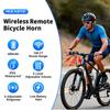 Rockbye Bicycle Electric Bell Horn 120dB USB Charge MTB Scooter Road Bike Handlebar Horn 6 Modes Alarm Ring Remote Control
