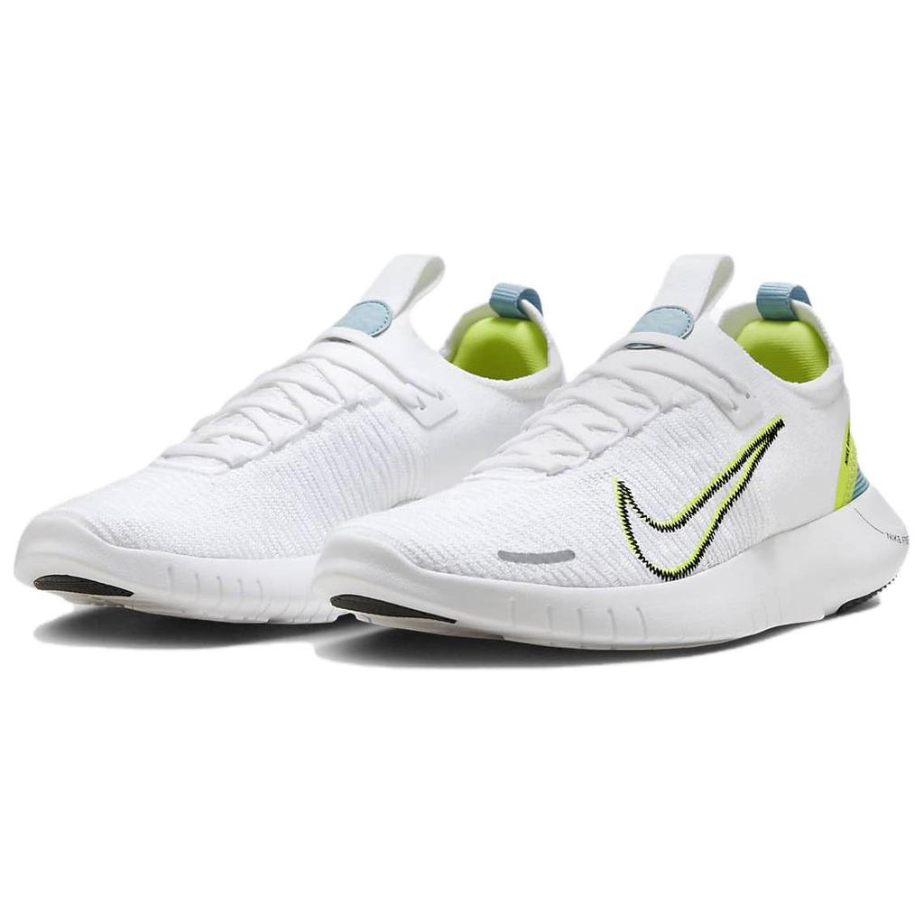 Nike Женские кроссовки для тренировок и бега Free RN Next Nature, легкие, мягкие, прочные, дышащие, низкие, Бело-зеленые DX6482-101