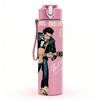 1PC Guitarist Male Art A 750ml sports water bottle leakproof straw lid outdoor office home