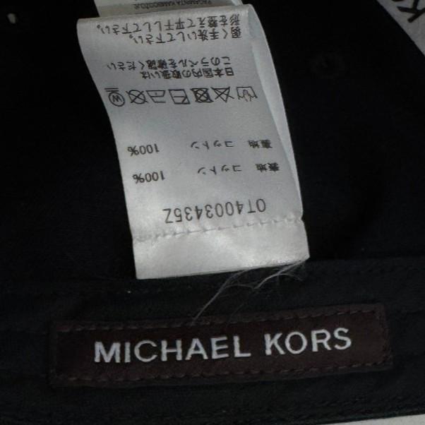 Michael Kors Логотип Бейсболка хлопковая кепка черная хлопковая Б/у