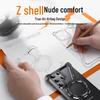 Ультратонкий магнитный чехол-подставка ZShell для Samsung S24 Ultra - Металлическая безрамочная конструкция