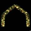 VidaXL Guirlande de Noël décorée avec boules et lumières LED 20 m 246408