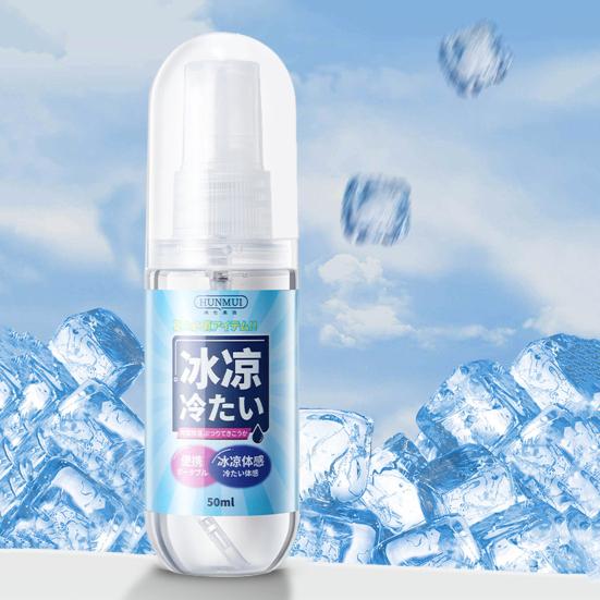 Охлаждающий спрей для тела, 50 мл, быстро охлаждающий спрей для тела, летний нежный охлаждающий спрей для одежды, приятный для кожи, для активного отдыха