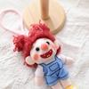 Пушистый Маленький Мальчик Плюшевый Брелок, Маленький Клоун Мягкая Игрушка Подвеска для Сумки Рюкзака Кошелька, Милый Брелок-Шарм, Подарок для Девочек Женщин