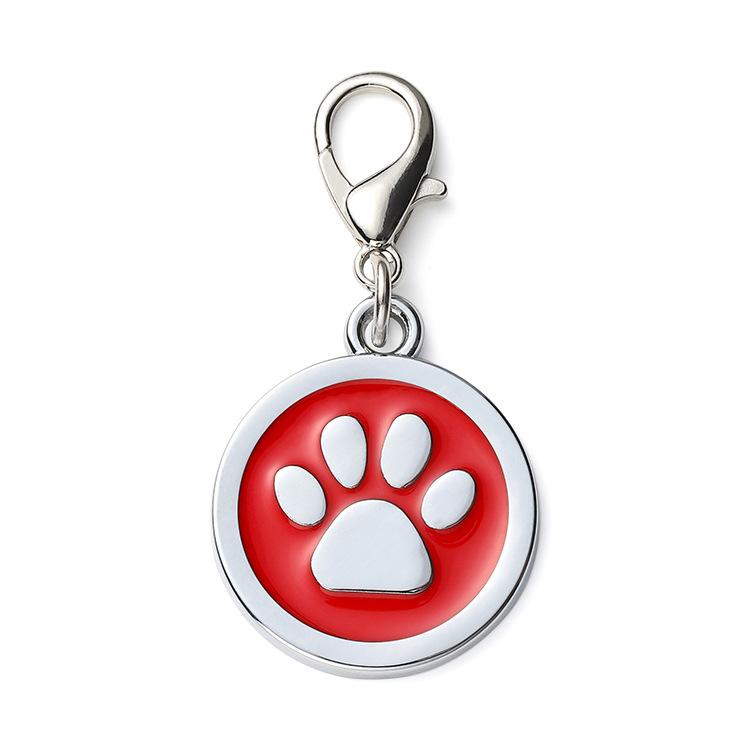 Ошейник для собак, устойчивый к ржавчине, декоративный, устойчивый к коррозии, двусторонний, с бесплатной гравировкой, для собак, кошек, идентификационная бирка, аксессуары для домашних животных