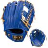 ZETT Youth Softball Ground R Brown BJGB76535F Glove, Hero, All-Around, Blue/P (2532), Size M,