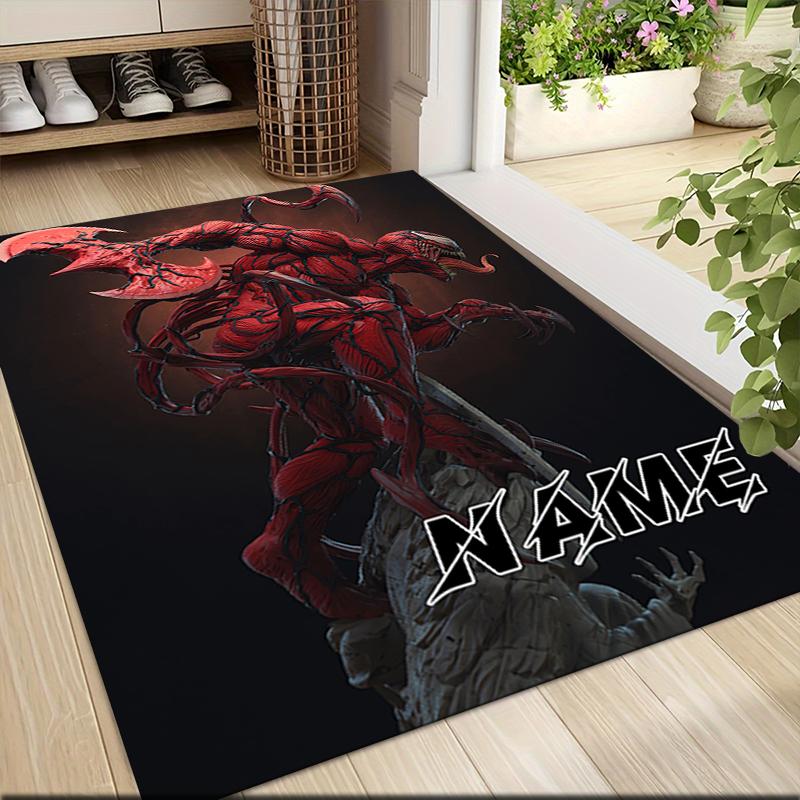 Custom Name "Spider-Man: Web Heroes" Carpet Rug Customizable Soft Washable Anti-Slip Home Living Room Sofa Mats Personalized Rug. 090916