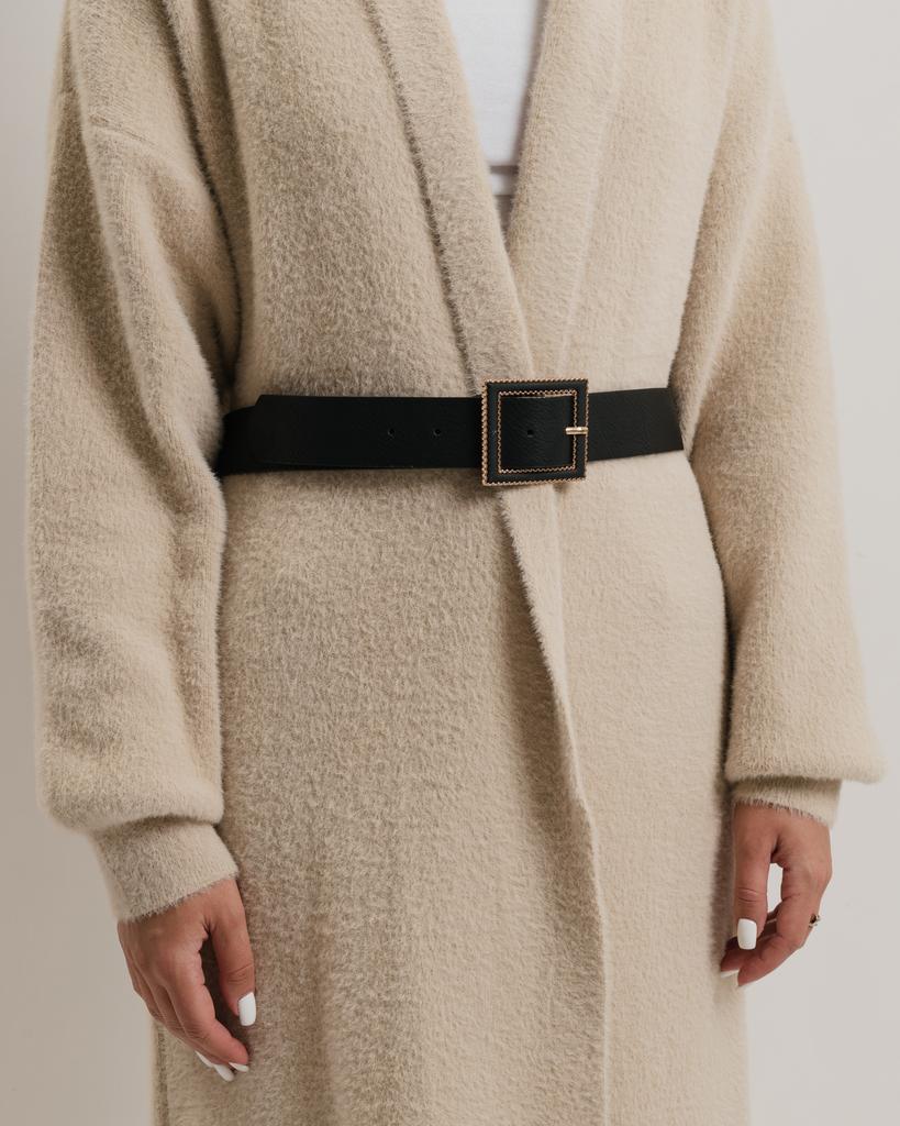 Кардиган длинный с поясом Avrile 92476 бежевый