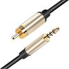Кабель-переходник 1/2 м RCA на Jack коаксиальный аудио AUX 3,5 мм для Xiao-mi