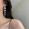 Длинные висячие серьги с кисточками из искусственного жемчуга для женщин, модные серьги-капли, винтажные вечерние ювелирные изделия, подарок