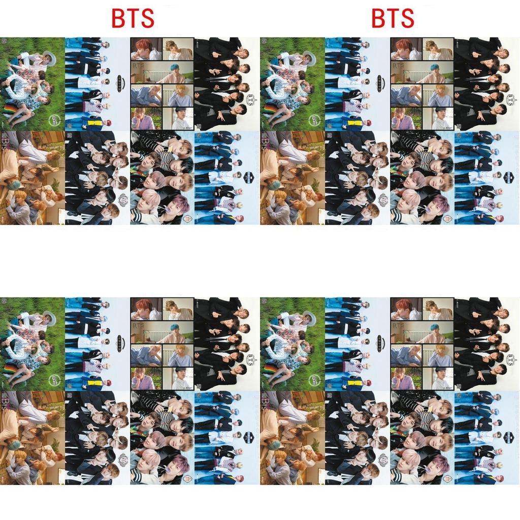 8pcsset Bts Kpop Love Yourself Wall Poster Bangtan Boys Paper Wallpaper 4229cm