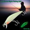Lixada 3D 82mm 8g Luminous Night Bait Minnow Lure Hard Bait Artificial Fishing Tackle
