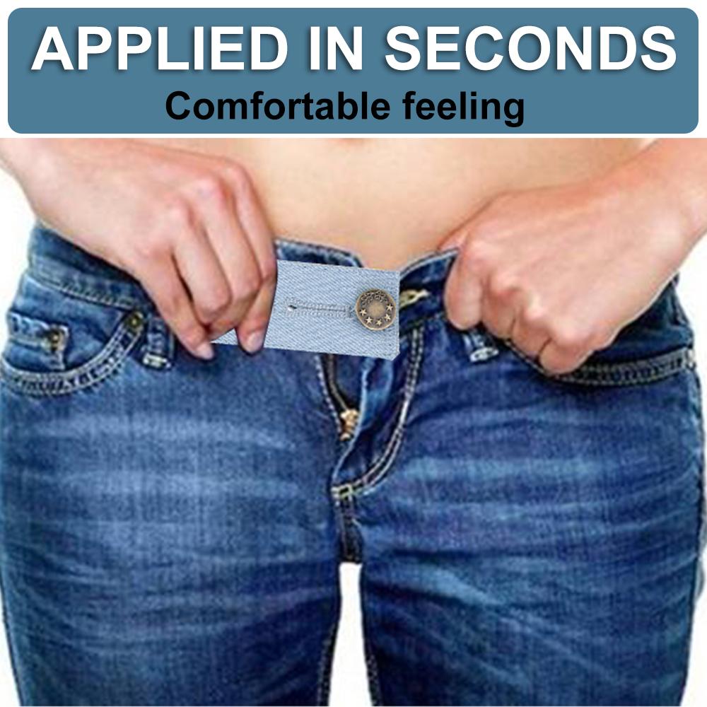 Sew Button Jeans Waist Extension Snap Clothes Fastener Pants Extenders Buttons Sewing Accessories