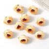 5/10/20Pcs 3cm Silk Tea Roses Heads Artificial Flowers Wedding Home Wedding Decor DIY Wreath Scrapbook Gift Box Fake Flowers