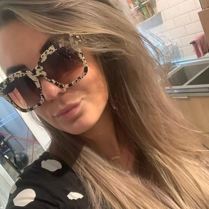 Брендовые квадратные солнцезащитные очки Женские модные тренды Роскошные дизайнерские очки «кошачий глаз» Оверсайз Женские градиентные очки Окулос