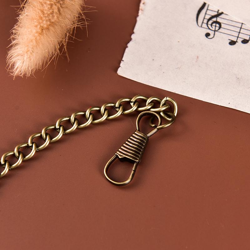 Цепь из бронзового сплава для старинных кварцевых женских мужских винтажных карманных часов