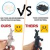 54 Pcs Mini Jungle Animal Toys Set  Realistic Wild Plastic Animals Learning Toys Elephant Gazelle Giraffe Gnu Gorilla Lion Tiger