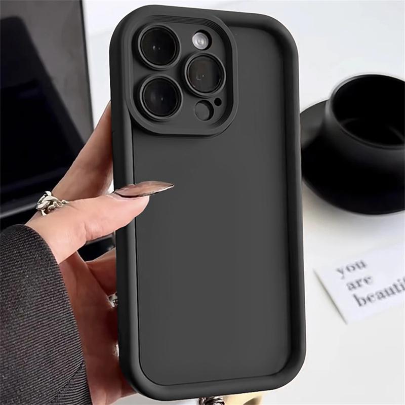 Luxury Thicken Liquid Silicone Phone Case For iPhone 15 14 13 12 11 Pro Max Case For iPhone 15 Plus Shockproof Bumper Soft Cover