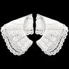 Water-Soluble Lace False Collar, Three-Layer Sewing Diy Lace Accessories, Engraved Hole Embroidery, Opposite Collar, Surrounding Collar.